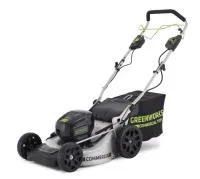 Газонокосилка аккумуляторная самоходная GreenWorks GD82LM53